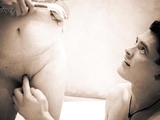 Crazy retro vintage porn with granny